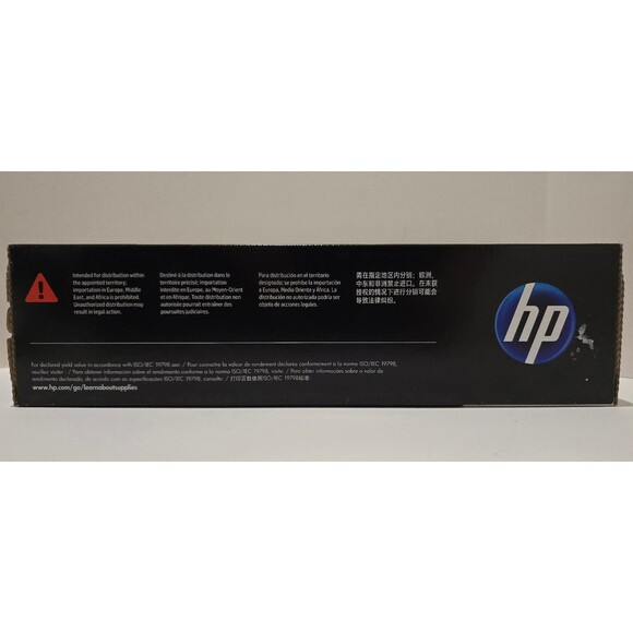 HP 201A CF400A Black LaserJet Toner Cartridge Genuine OEM New/Sealed - Picture 2 of 6